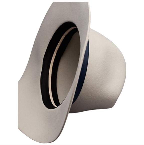 rag & bone Finley Wool Fedora, Size Small, Parchment, NWT - Picture 5 of 16